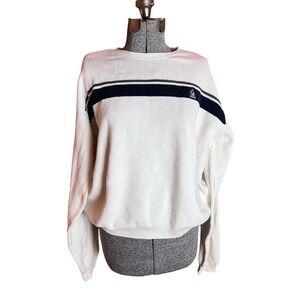 Vintage Y2K oughts Izod striped preppy sweater